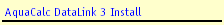 AquaCalc DataLink 3 Install