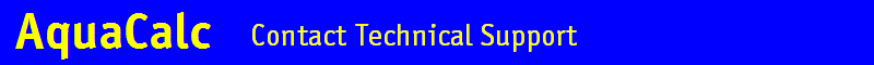Contact Technical Support
